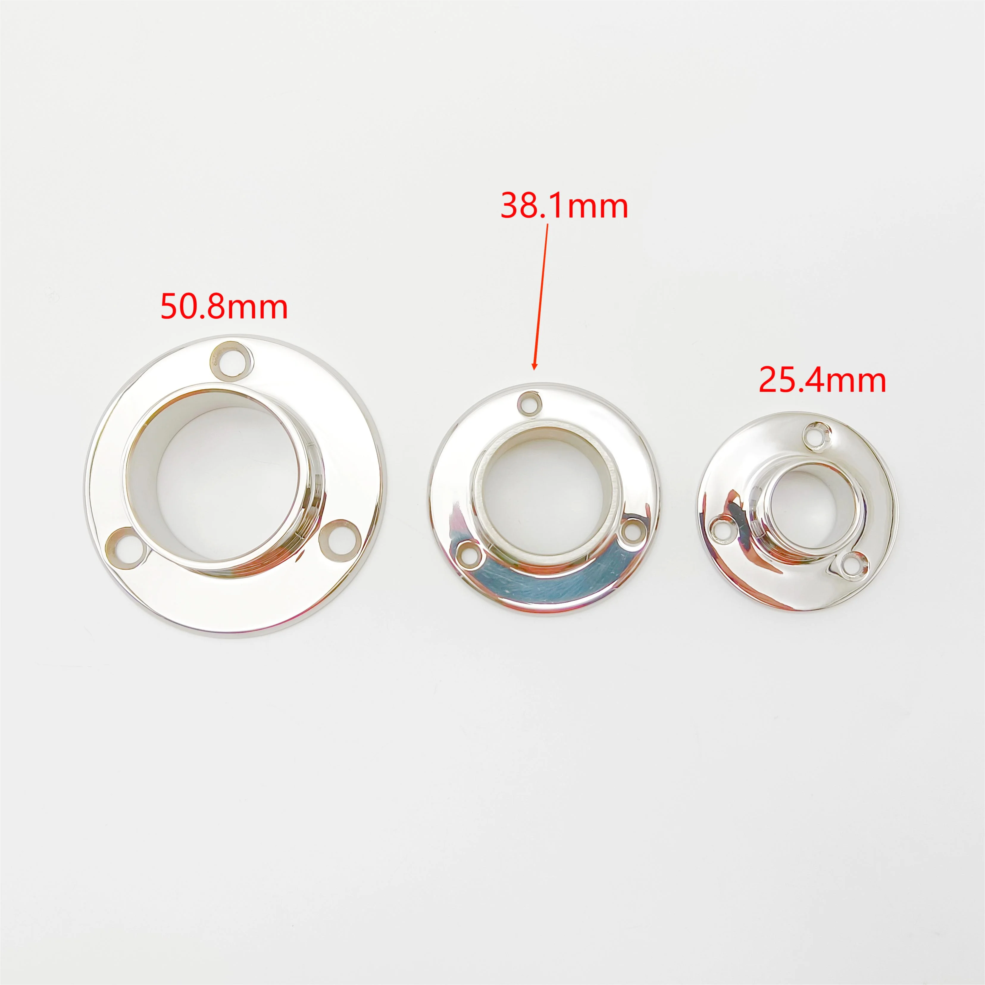 Description Picture 5 of item16 pcs Stainless Steel Handrail Base Flange 50.8mm