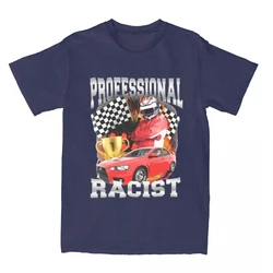Unisex F1 Racing Meme Cotton T-Shirt - Fun & Stylish Printed Apparel - XXXL (Navy Blue)