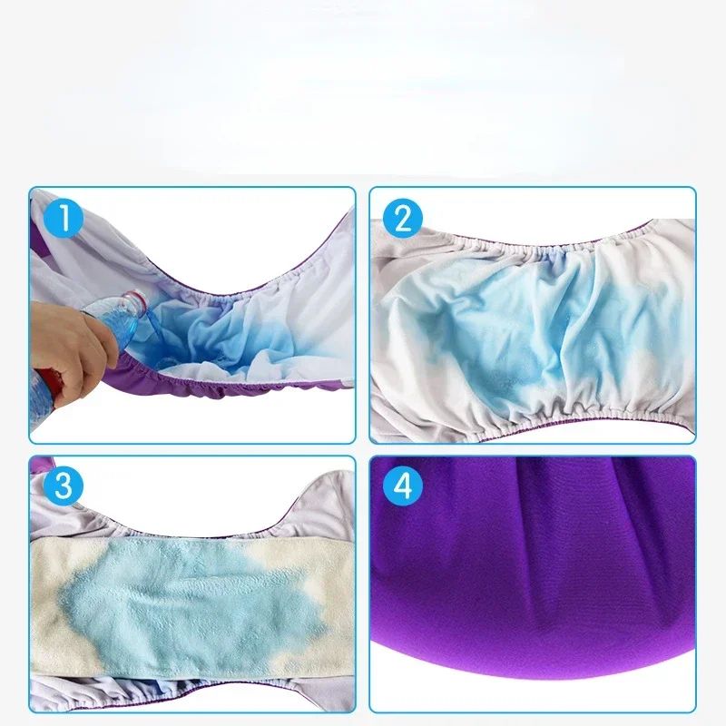 Waterproof Breathable Pregnant Women Elderly Etc Incontinence Care Diaper Reusable Adult Washable Cloth Diaper（43cm-127cm） 3