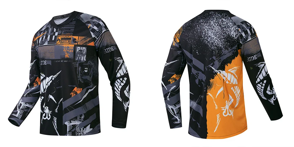 Description Picture 4 of itemNew 2024 Fishing Clothing Long Sleeve Camping Hiking Cycling T Shirt Anti UV Fishing Clothes Quick Drying Jerseys