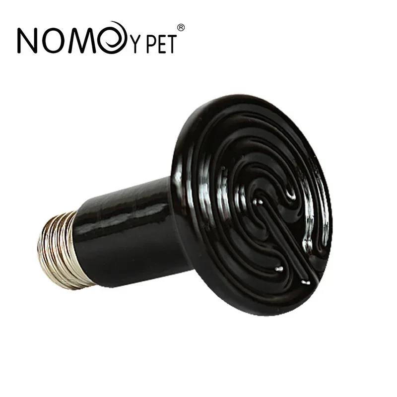 220v 110v 1 Pack Reptile Pet Heat Lamp Matte Far Infrared Ceramic Small Mini Heat Lamp Sunbathe Lizard 25W 50W 75W 100W