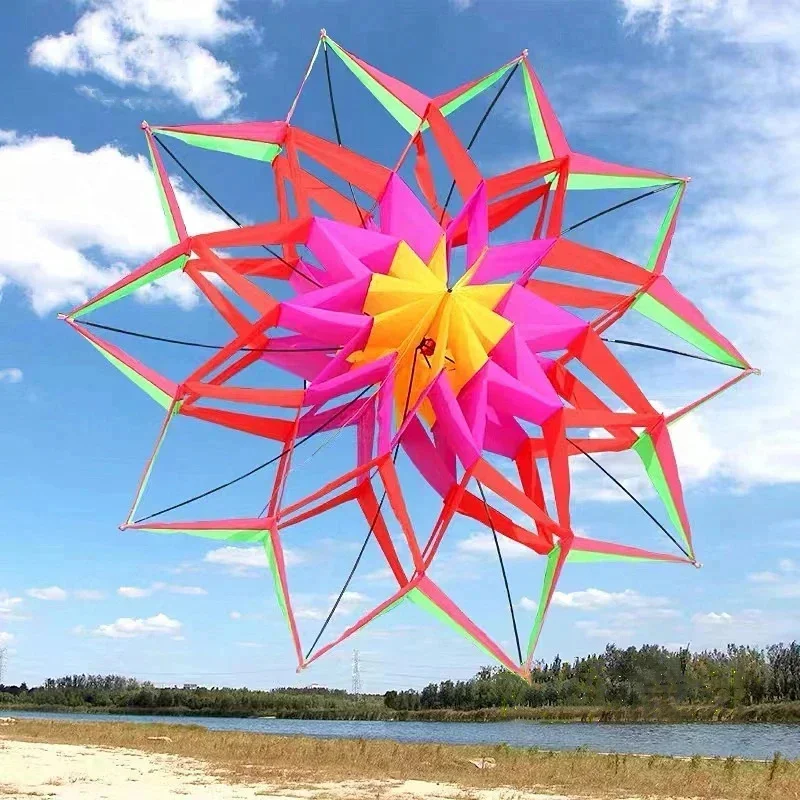 

Free shipping 3d flower kites flying for adults professional kite butterfly air bounce outdoor play ultra large kite toy sports
