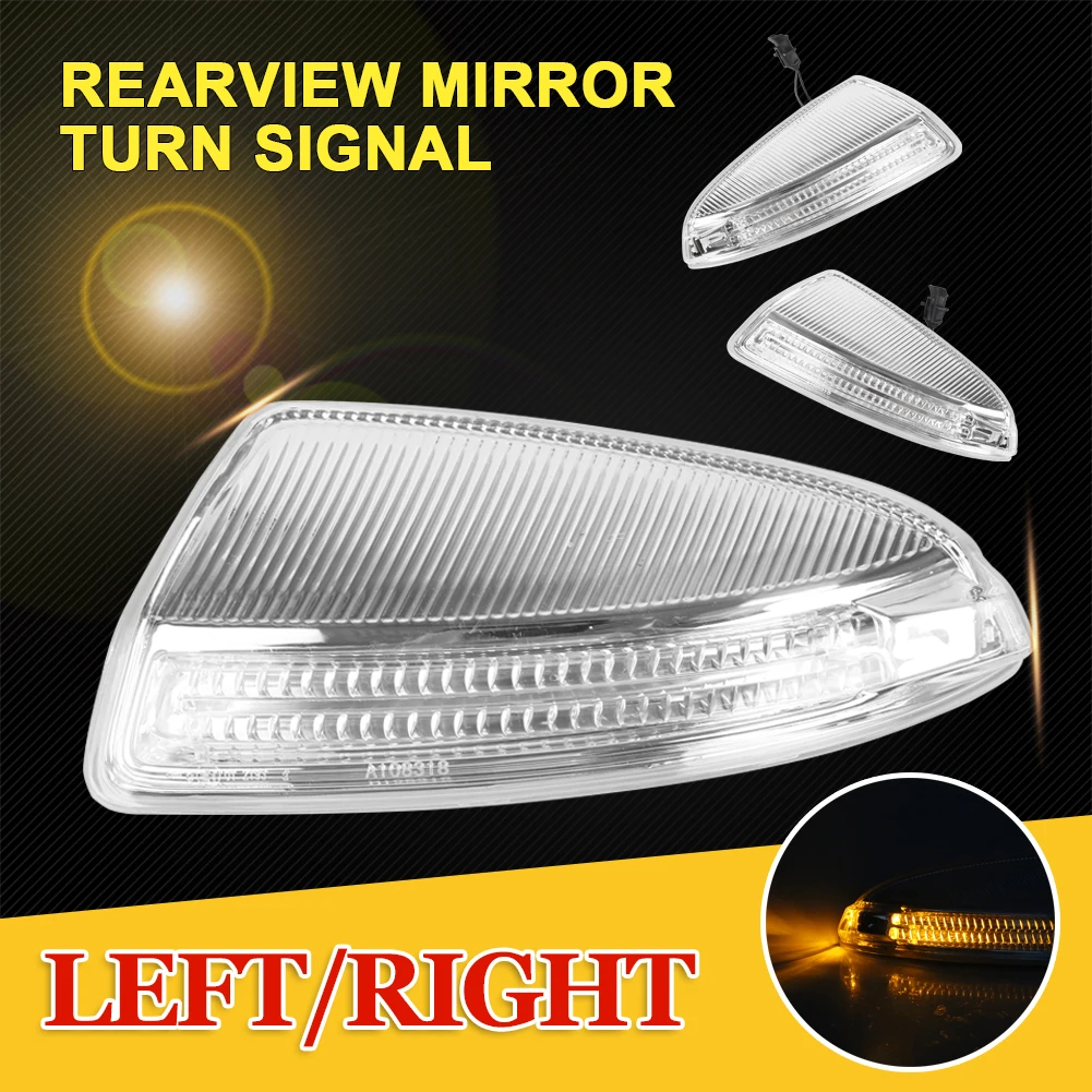 Espejo Retrovisor Lateral Dinámico Con Intermitentes, Amaril | Meses