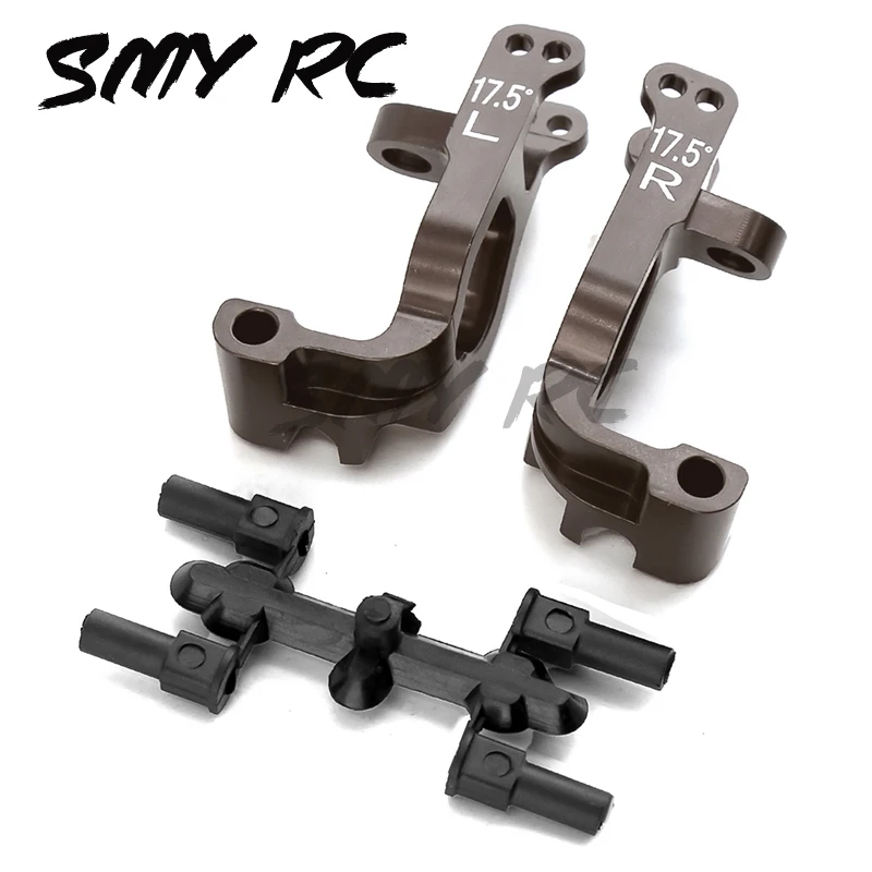 2 Pezzi Metallo 17.5 Gradi C-Hub Carrier Caster Block Ifw474 Per Kyosho Mp9 Mp10 1/8 Rc Car Upgrade Parts Accessori