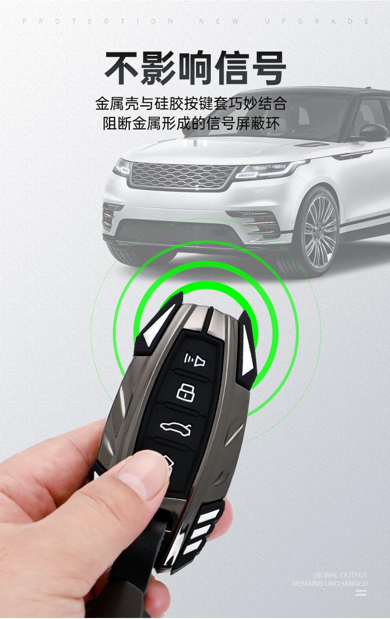 Nuova copertura della cassa della chiave a distanza dell'automobile della lega Shell per Great Wall Haval Hover H6 H7 H4 H9 F5 F7 H2S supporto della protezione accessori senza chiave - S5ff6a3b468794859b92e40bc4790b13fF