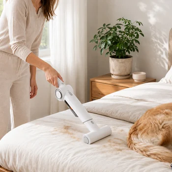 Cordless Handheld Vacuum Cleaner, 13kPa Lightweight Stick Vacuum with HEPA Filter and Floor Brush for Home, Pet Hair and Car 1