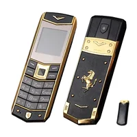 Mini Classic Luxury Phone Metal Frame Dual SIM Bluetooth Dialing Voice Changer Big Keys MP3 FM Long Standby Free Case 2