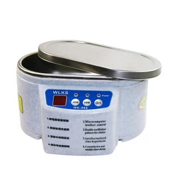 Ultrasonic Cleaner for Jewelry, Parts, Glasses, and Circuit Boards - 628ml Capacity (30 and 50W)
