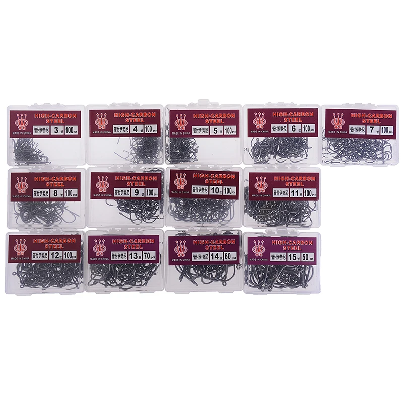 Kit Anzóis De Pesca Laxygo - 50 A 100 Unidades, Vários Tamanhos
