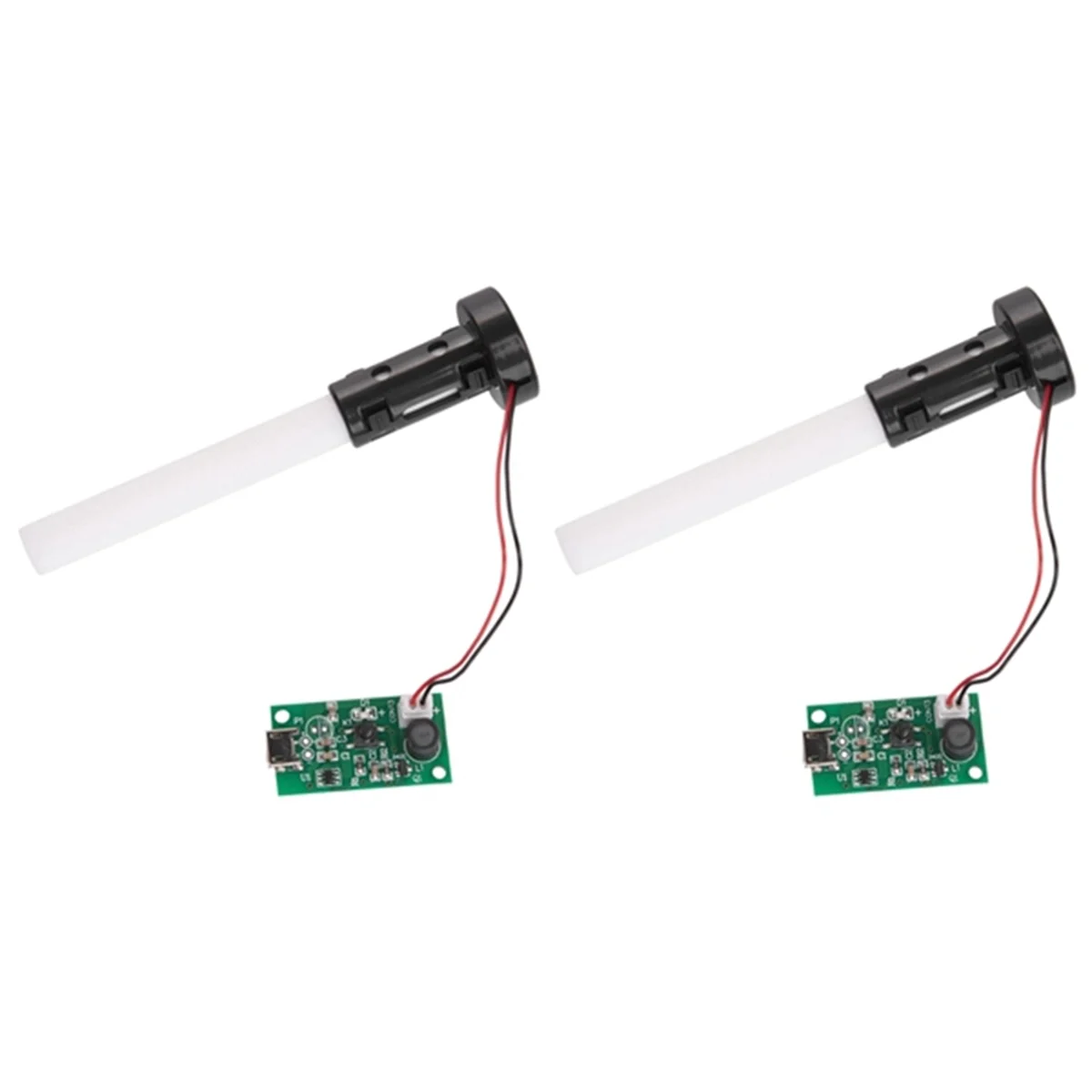 USB 미니 가습기 미스트 드라이버 회로 기판, 안개 분무 필름 무화기 시트, DIY 키트, 4 개