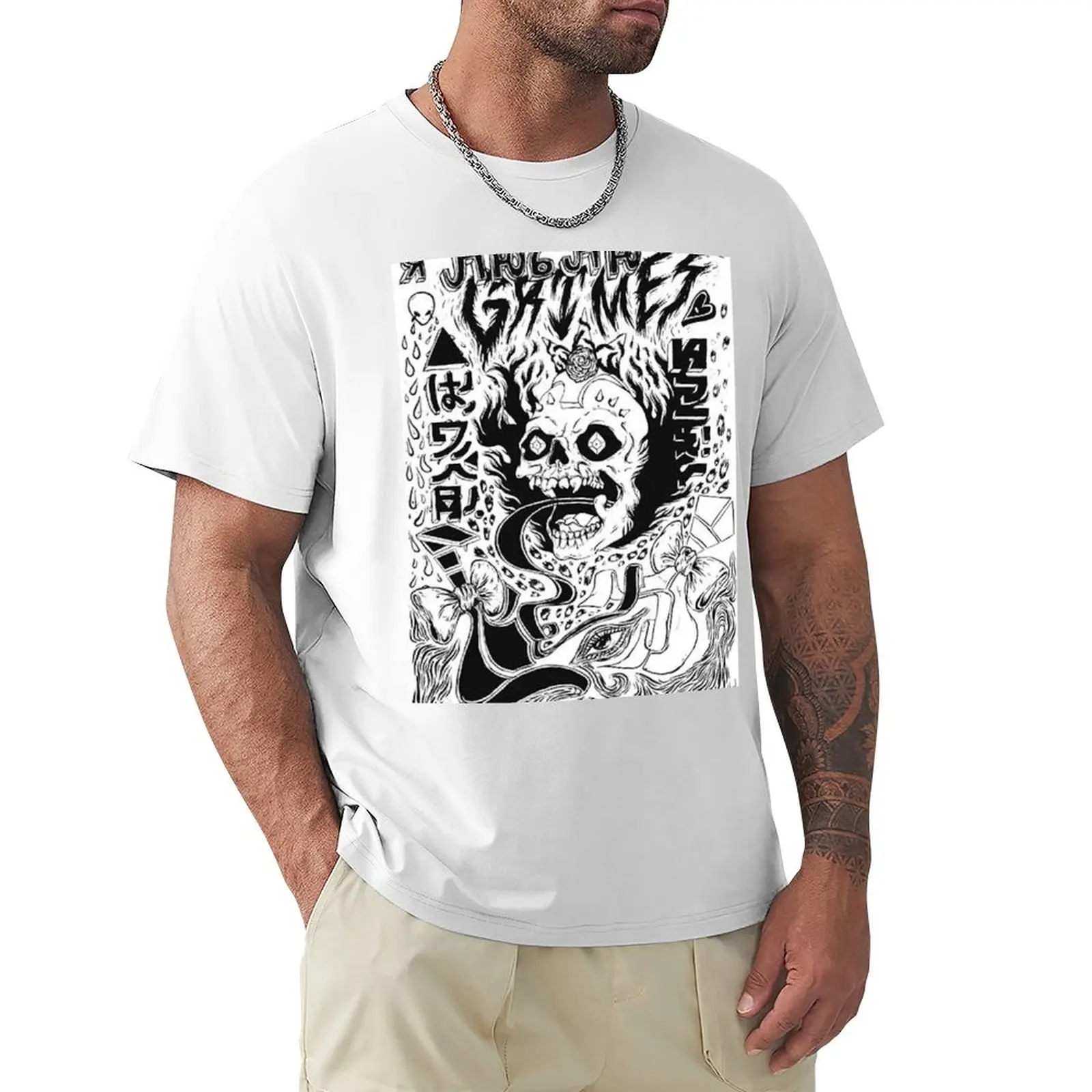 

Grimes Visions T-Shirt custom t shirt Short sleeve tee plain white t shirts men