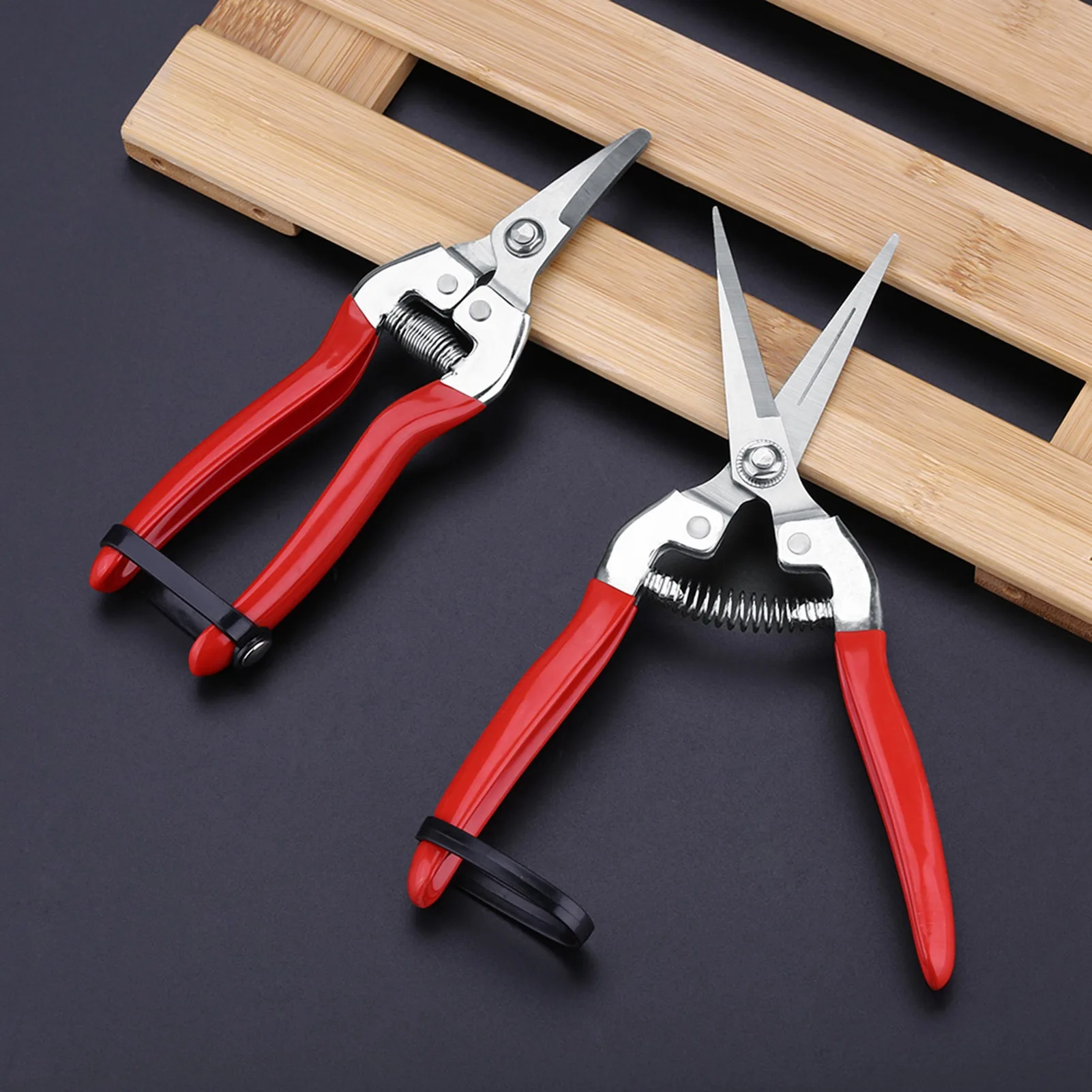 과일 나무/분재 관리를 위한 스테인레스 스틸로 만든 식물 가지 치기 도구 견고/내구성이 뛰어난 날카로운 원예 가위