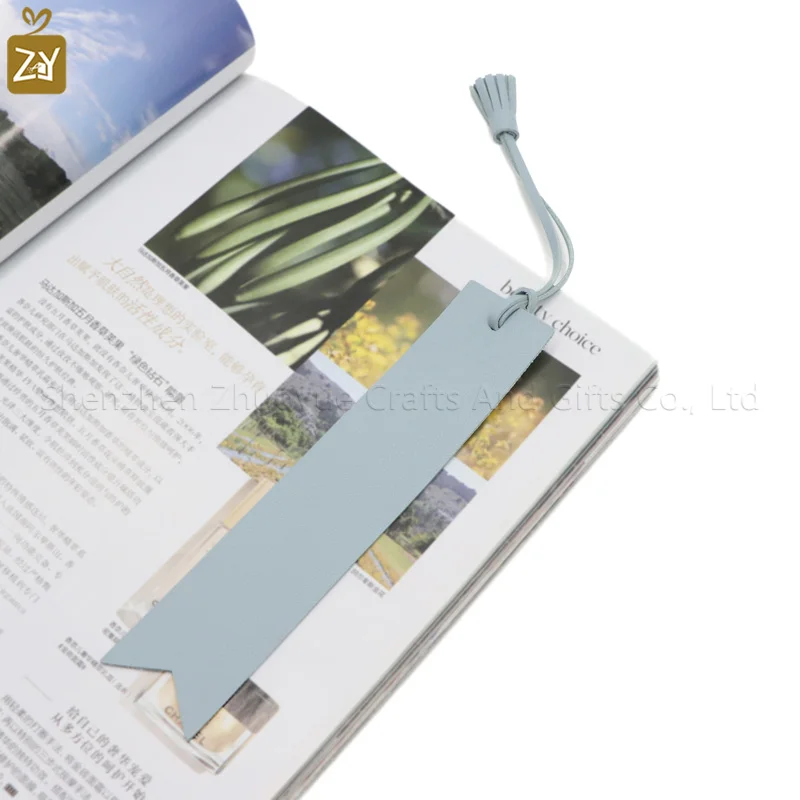 Vintage PU Leather Bookmark - Elegant Reader Accessory and Thoughtful Teacher Gift