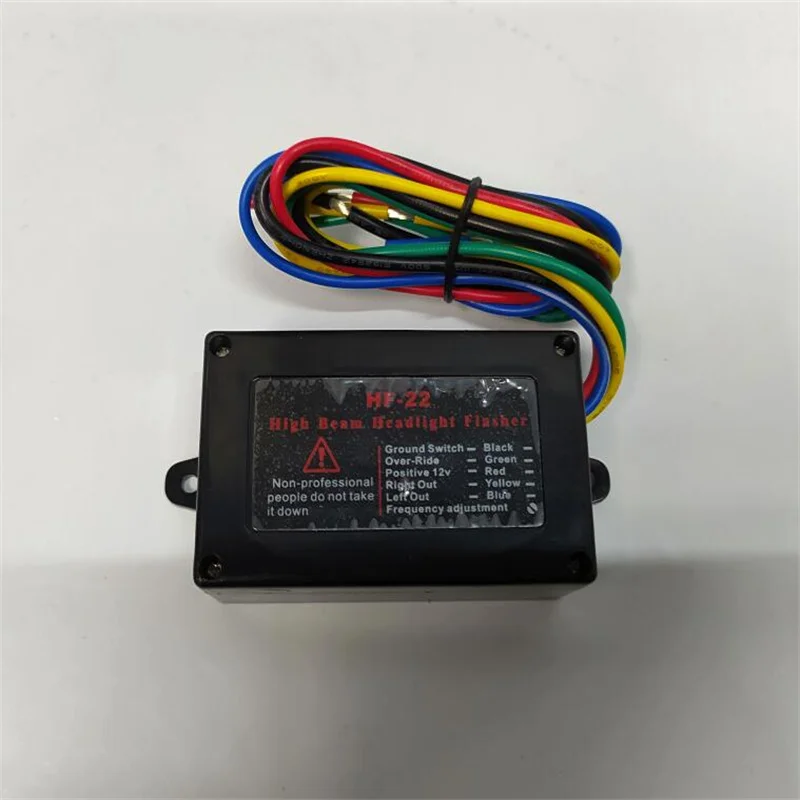 HF22 Car Led Headlight Flasher,Warning light flasher alternate flash work,Strobe Light Controller