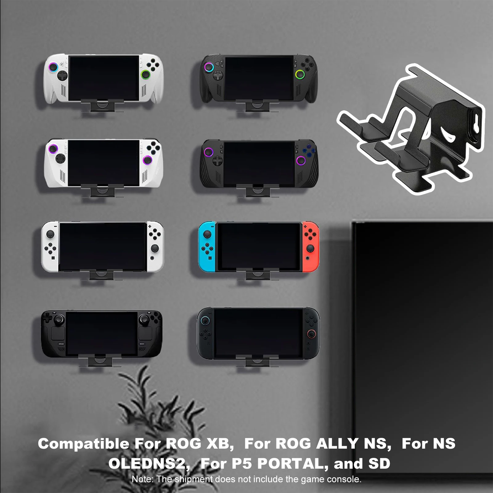 Supporto da Tavolo Universale per ROG Ally X/PS 5, Supporto a Parete Multifunzione per Console, Dock Stabile per Console, Accessori da Gaming - immagine 4