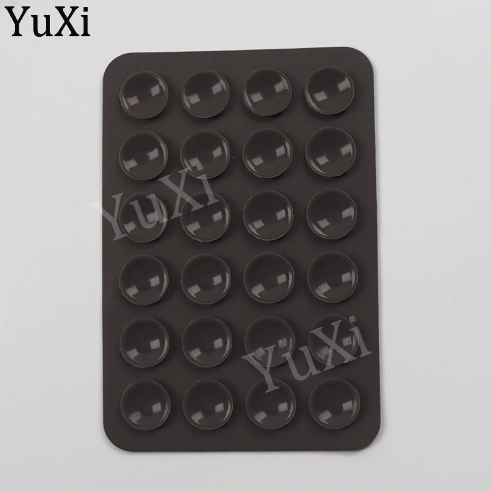 Suction Cup Silicone Phone Stand - Anti-Slip Rubber Pad Pack