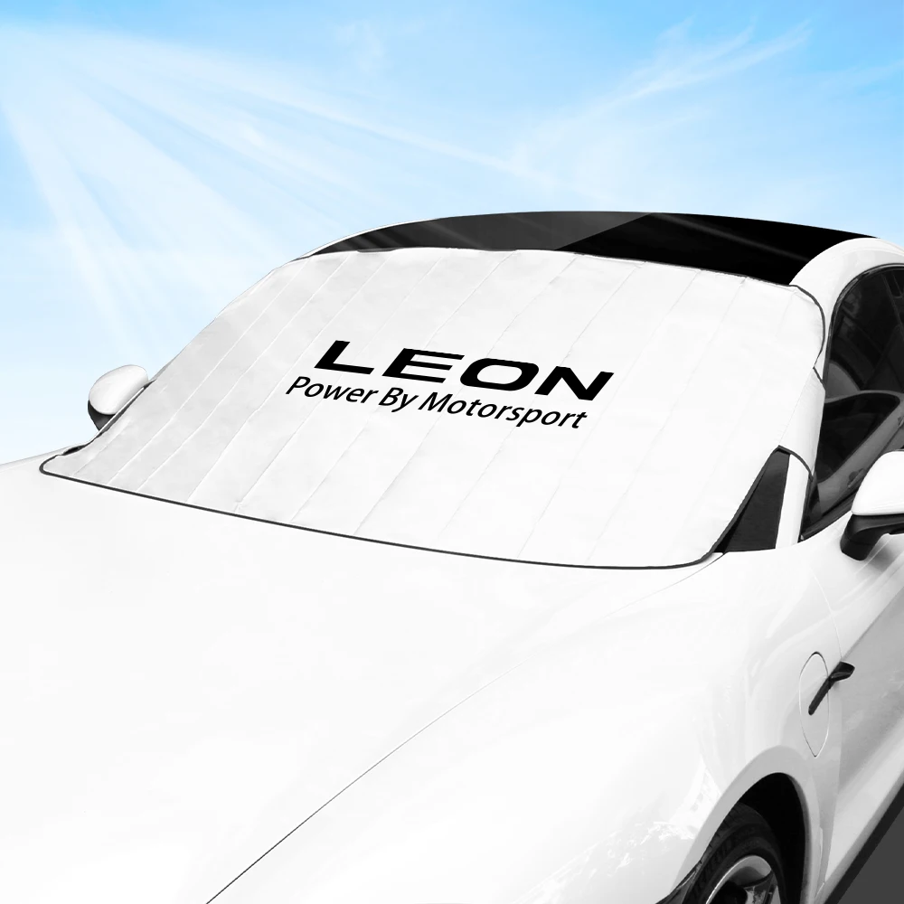 자동차 앞 유리 차양 커버 좌석 용 자동 외장 액세서리 Leon 2022 Mk 1 2 3 Cupra 2020 1P Fr 2021 1M 5F St