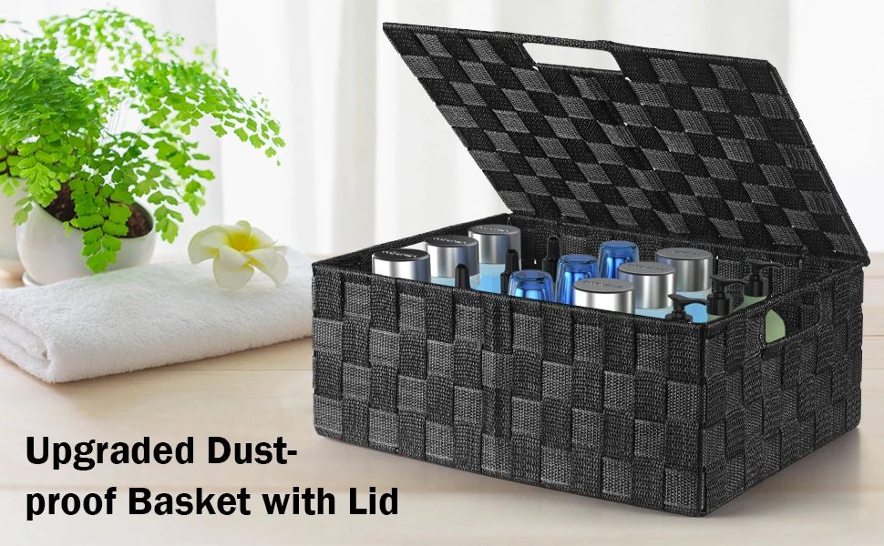 basket with lids