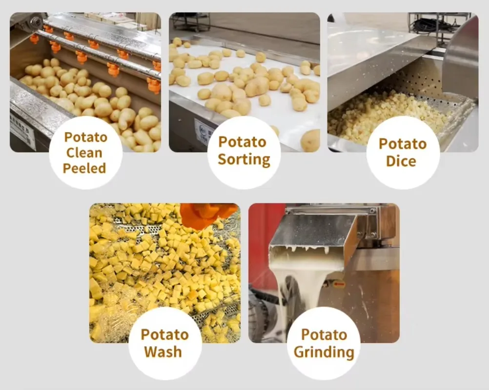 Linea di Produzione per Purè di Patate, Macchinari Alimentari Commerciali in Vendita, Supporto per Personalizzazione - immagine 5