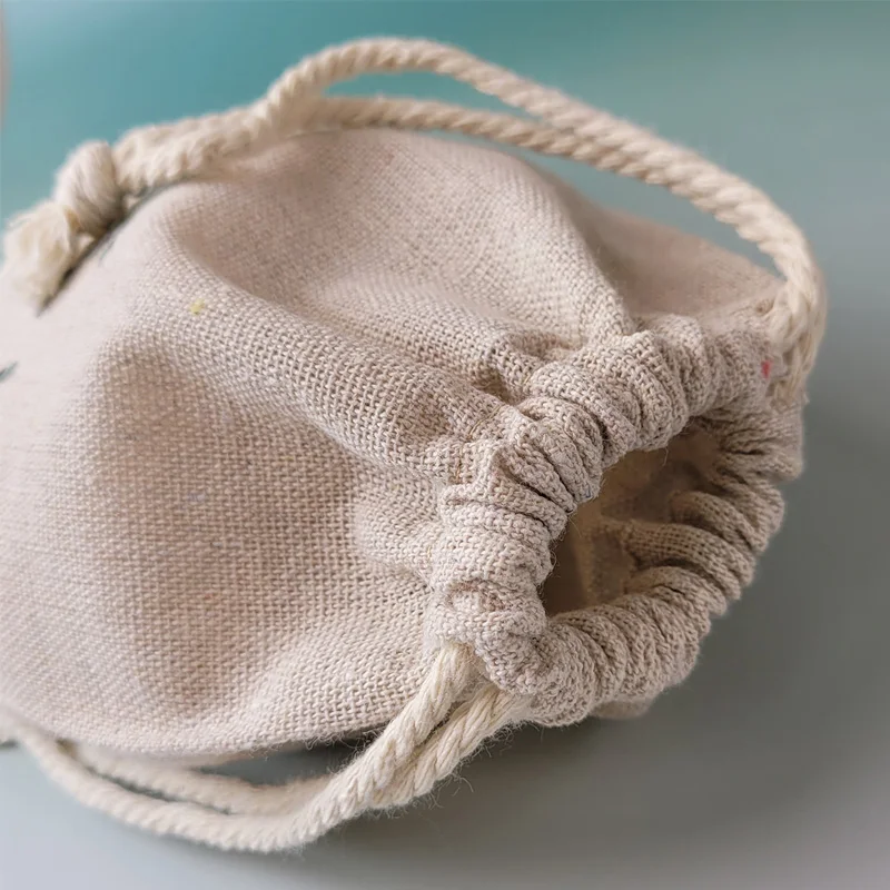 Linen Drawstring Bag Custom Colorful Logo Organic Cotton Dust Sack 18 S5ff7885290434278970d4563e3d0f9bfW