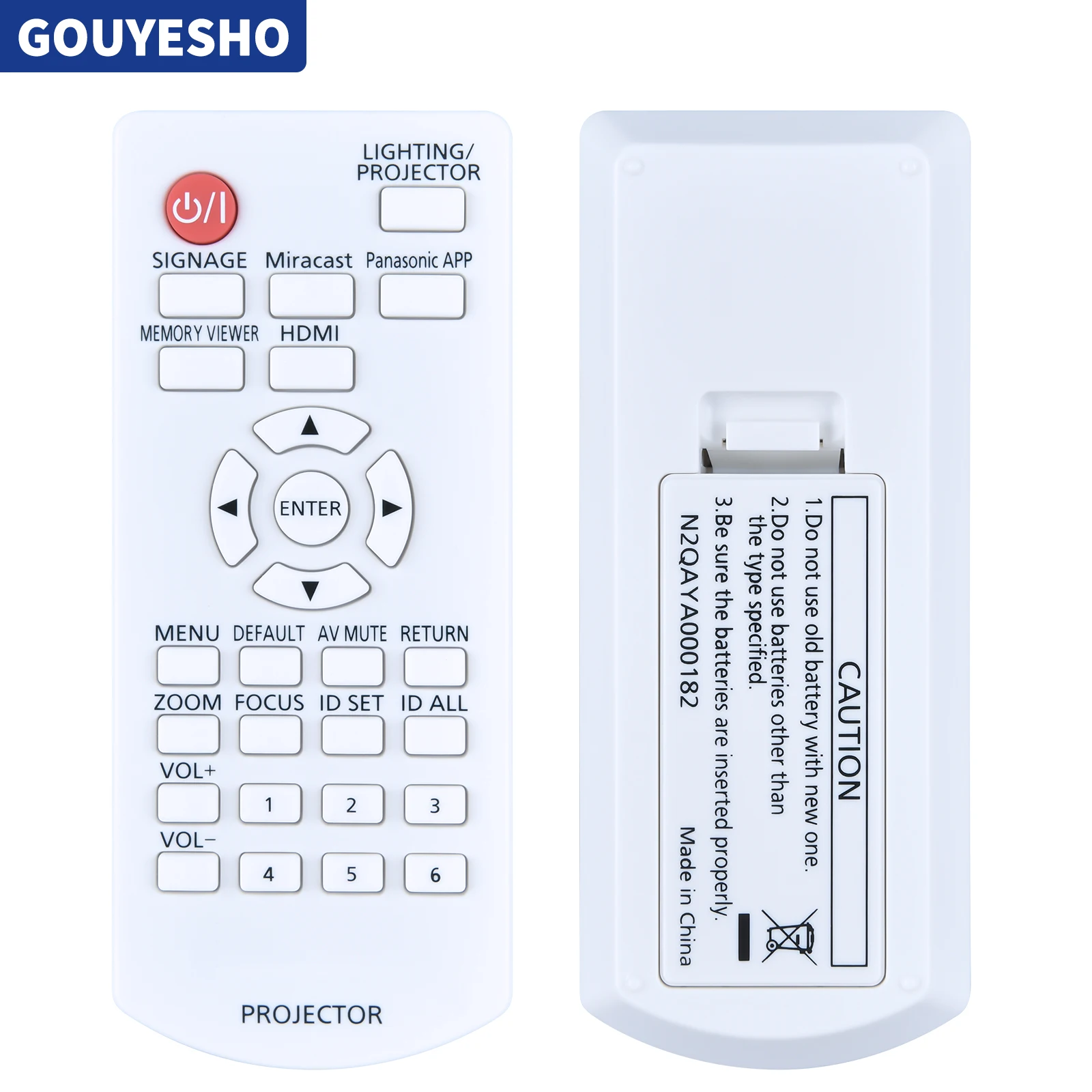 

Новый пульт дистанционного управления N2QAYA000182 для проекта Panasonic