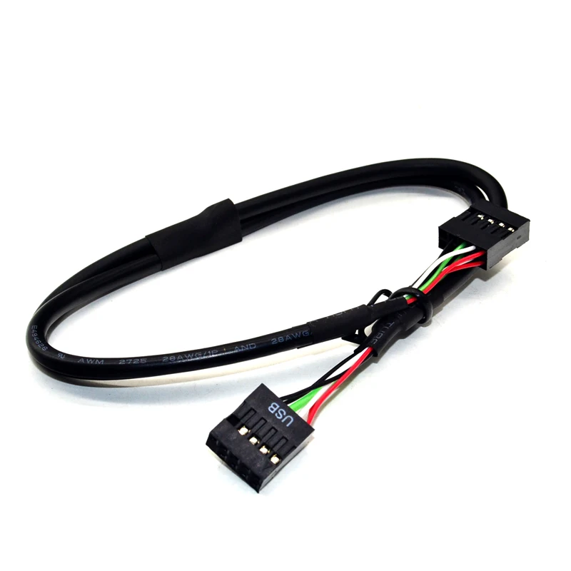 30/60CM 9Pin USB2.0 연장 케이블 USB 2.0 9핀 암-암 남성-암 승수 연장 코드 와이어 9핀 데이터 케이블