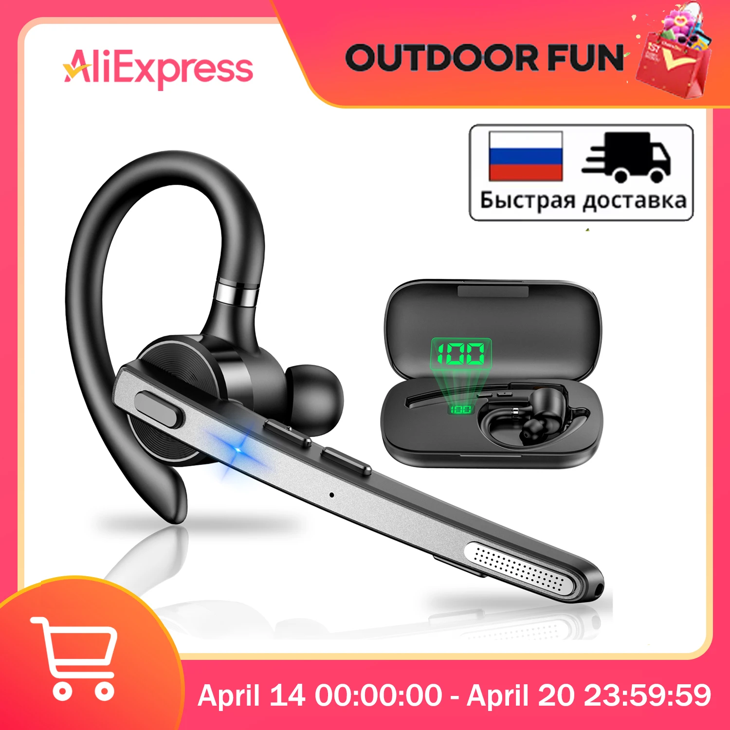 New Bee Bluetooth 5.1 Noise Cancelling Headphones