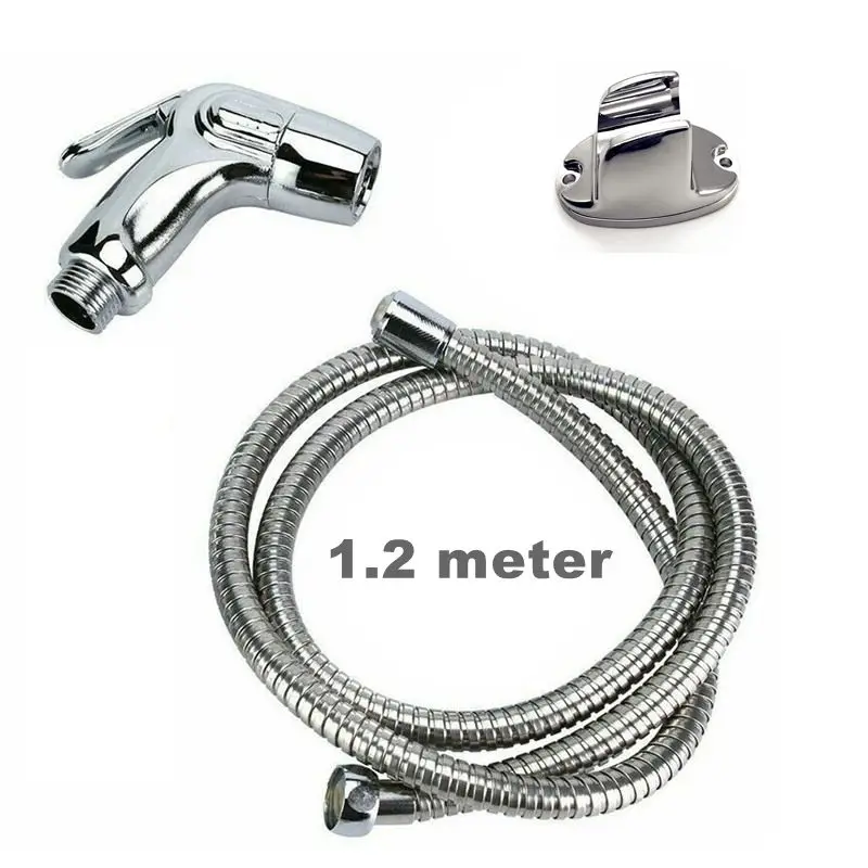 Women Handheld Toilet Bidet Sprayer Nozzle Set Kit Abs Shattaf Douche
