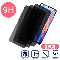 3PCS Privacy Glass for Redmi 10C 10 9 9A 9C Anti-spy Screen Protector for Redmi Note 11S 10S 9S 9 10 11 12 Pro Plus 5G Glass