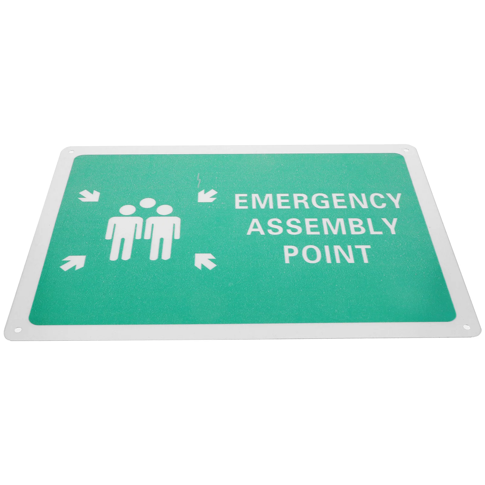 

Emergency Assembly Sign Widely-applied Caution Sign Aluminum Board Sign for Safety