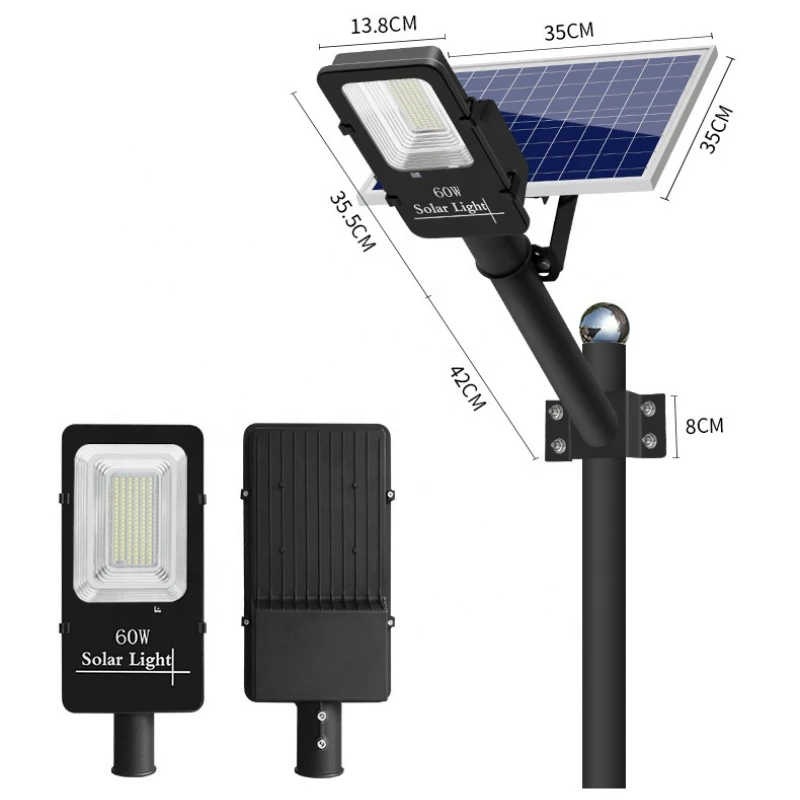 

Waterproof Outdoor Manor House Solar Street Light 80W Led Street Lighting Wifi 4G Camera
