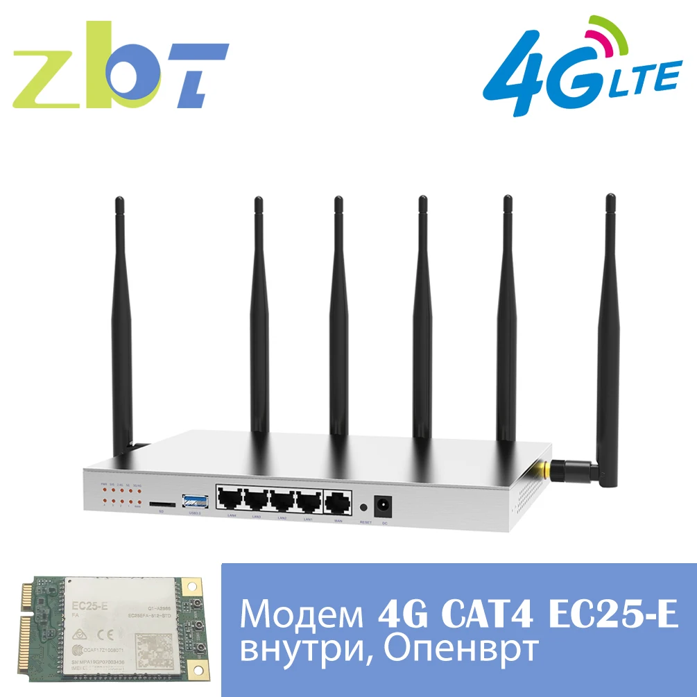 Zbt Wg3526 4g Lte Router Wifi Mobile Sim Card Access Point Dual Band