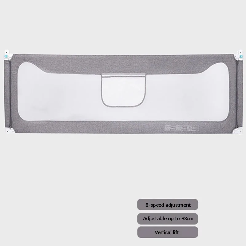 150cm 1pcs Bed Guardrail Liftable Bumpers Stronger Bed Safety Rail for Baby Safety Barrier Quality Crib Protection Fence