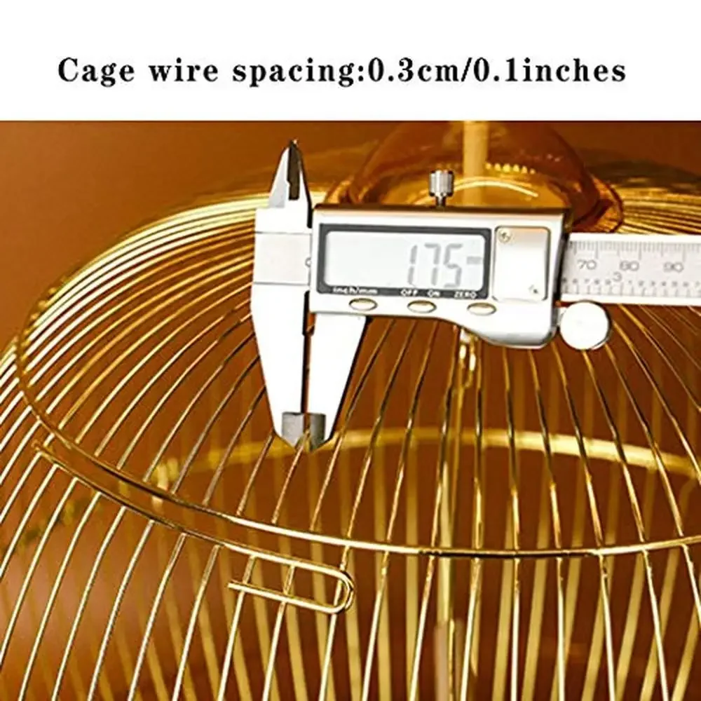 Decorative Bird Cage Parakeets Swing Drinking Fountain Elegant Golden Parrot Dove Grass Nest Stick Clothing Kit Flight Cage