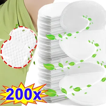 10/200pcs Invisible Underarm Sweat Absorbent Stickers Sweat Perspiration Deodorant Shield Pad Dress Clothing Care Antiperspirant 1