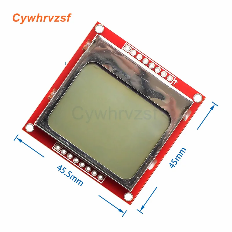 1 Pz Nuovo Modulo Retroilluminazione Blu 84*48 84X84 Pcb Adattatore Lcd Per Nokia 5110 Per