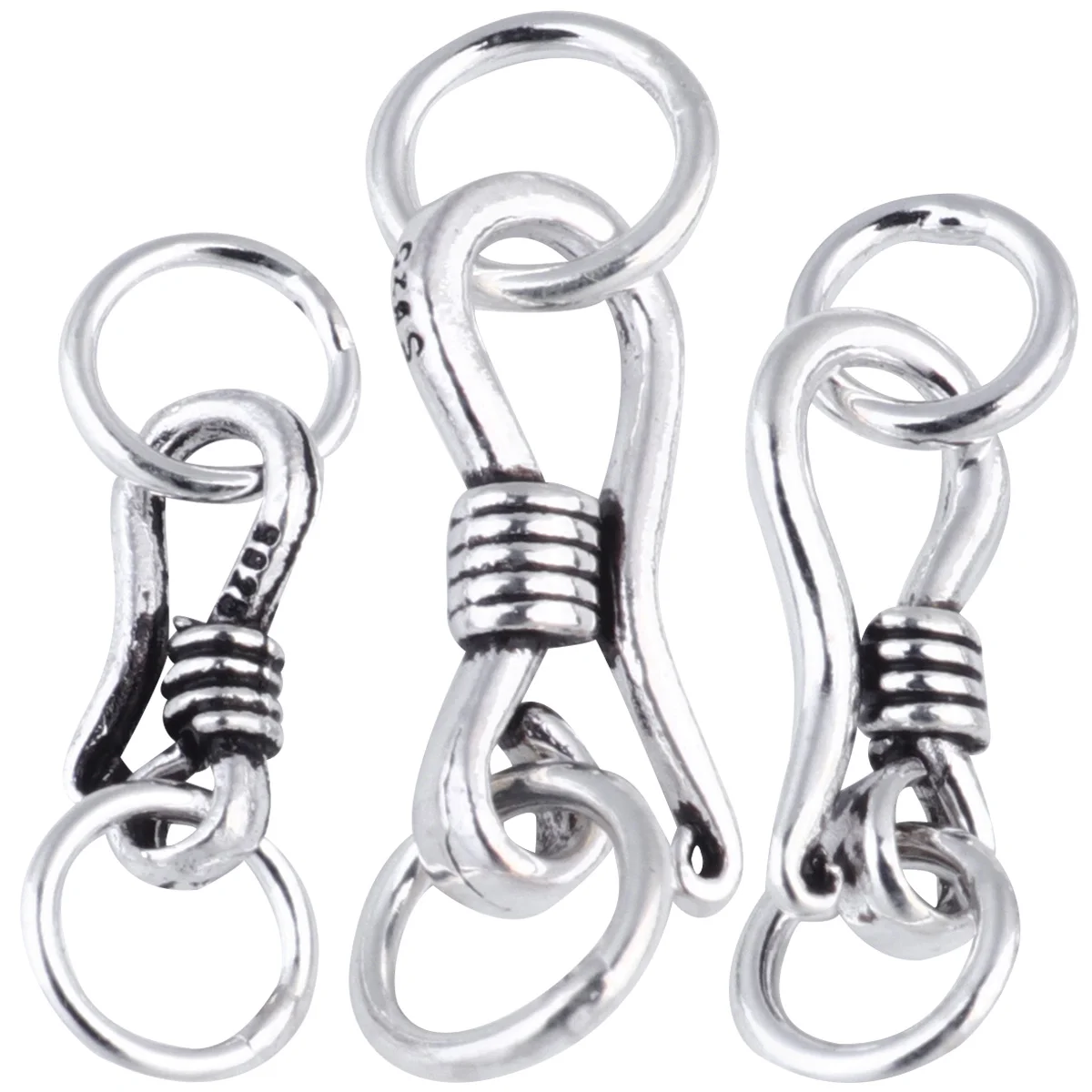 

Keychain Lanyard Ornament Hooks Sliver Lobster Clasp S Hook Ring Toggle Clasps End Jewelry Clasps Bracelet Necklace Jewelry