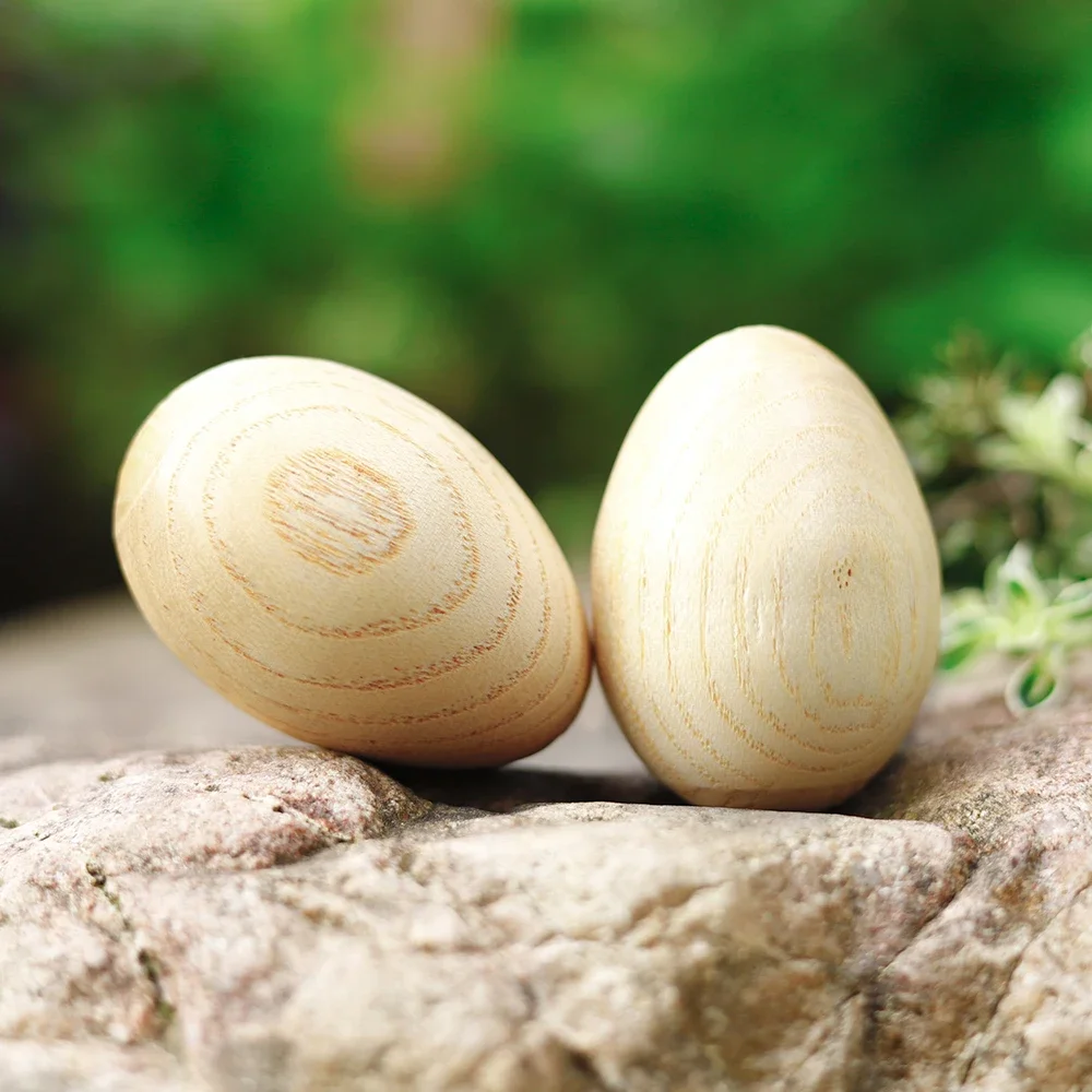 2 Pcs/Set Sand Eggs Orff Musical Instruments Maracas Rhythm Shaker Kids Educational Toys Baby Gifts Wooden Percussion Instrument