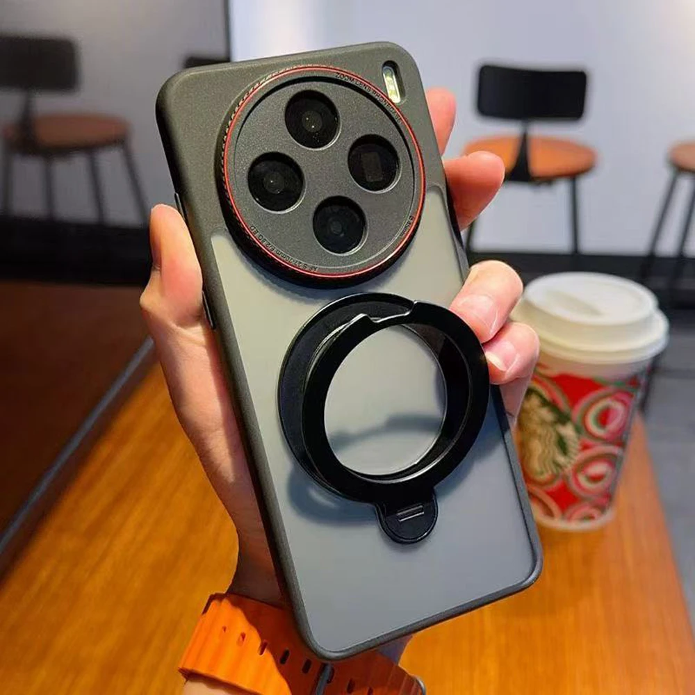 Magnetic 360° Rotatable Shockproof Stand Case with Camera Protection