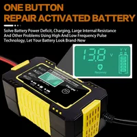 6a 12v Digital Car Battery Charger Fully Automatic Repair For Car Batery Charger 12v Baseus Fast Charging Car Charger - Image 3