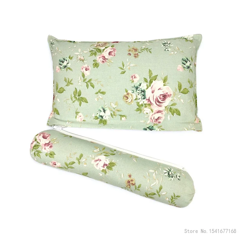 Wormwood Orthopedic Pillow, Cervical Protection, Printing Pillows for Sleeping, Neck Massage Pillow, 1.6 kg, 6 Colors, 1Pc