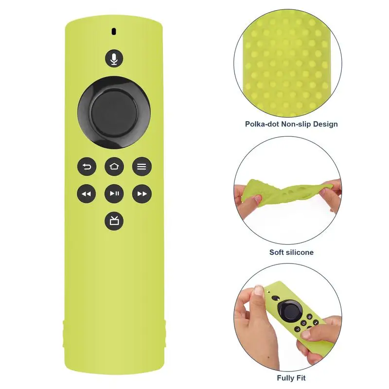 New Silicone Remote Control Case For Fire TV Stick Lite AMAZON FIRE TV Stick Soft Washable TV Remotes Control Protector Case 3