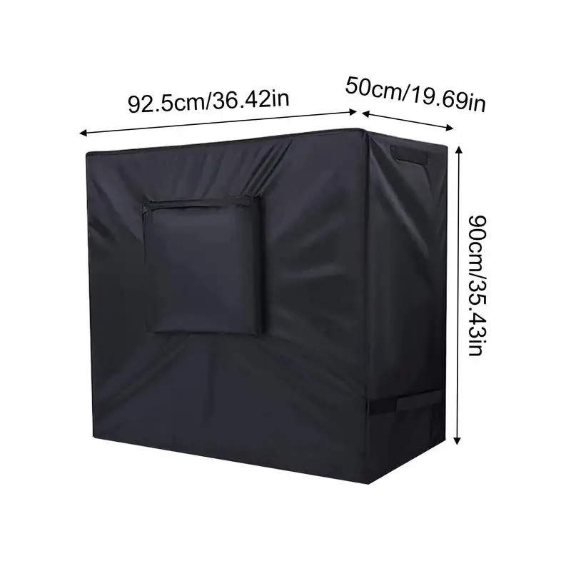 Outdoor Cart Cover Ice Chest Rolling Cooler Waterproof Cover Heavy Duty Sturdy Outdoor Bar Cart Sunlight Rain Protection For