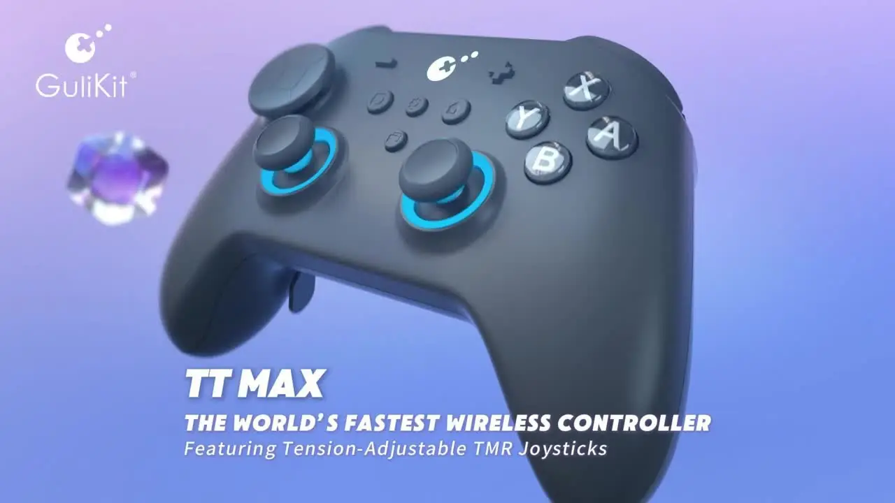 GuliKit TT MAX ワイヤレスゲームコントローラー、テンション調整可能