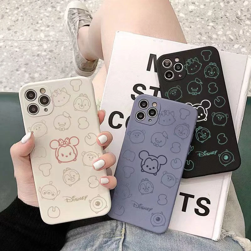 Mickey Anime Cute Pattern Phone Case For iPhone 11 12 13 Pro 12 13 Mini X XR XS Max SE 2020 6 7 8 Plus Soft Funda Carcasa Back best iphone 12 pro case