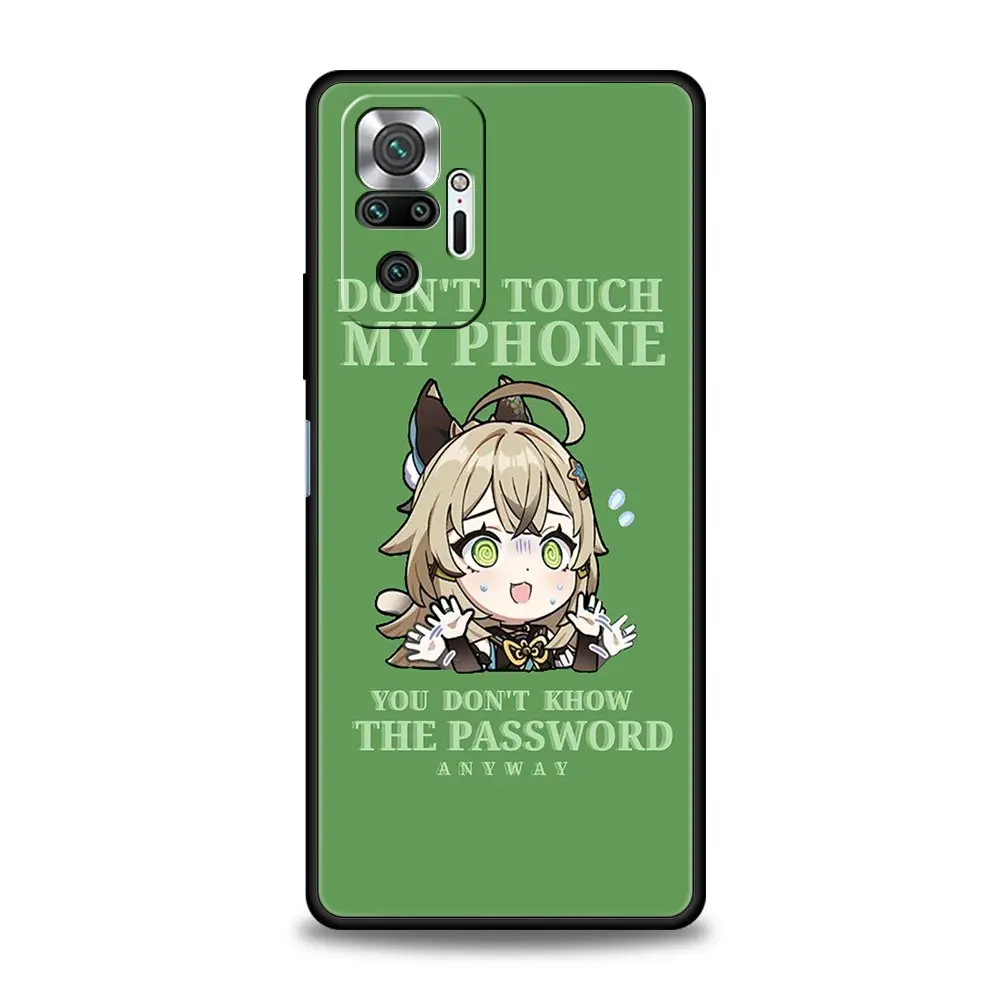 Kawaii Cartoon Genshin Impact Soft Phone Case