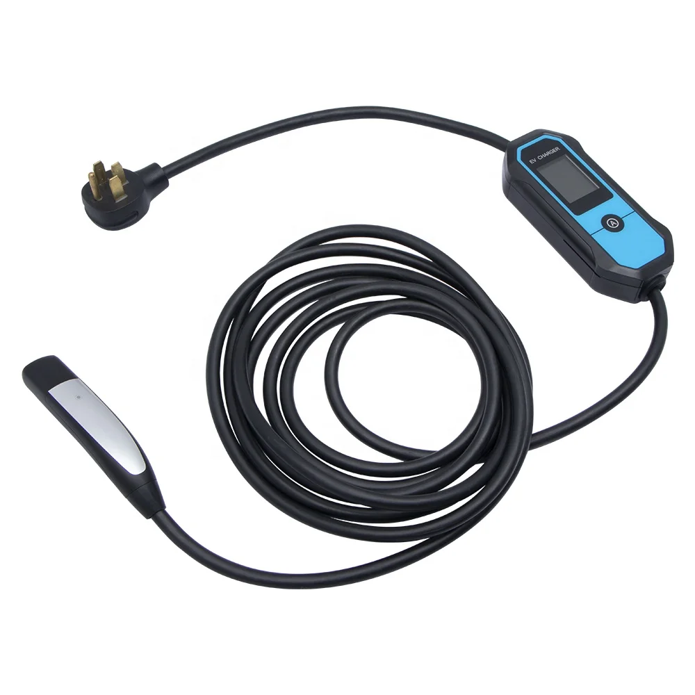 

US Standard AC Portable EV Car Charger Station Tesla Charging Plug 32A 240V 6.3M EV Charger Gun