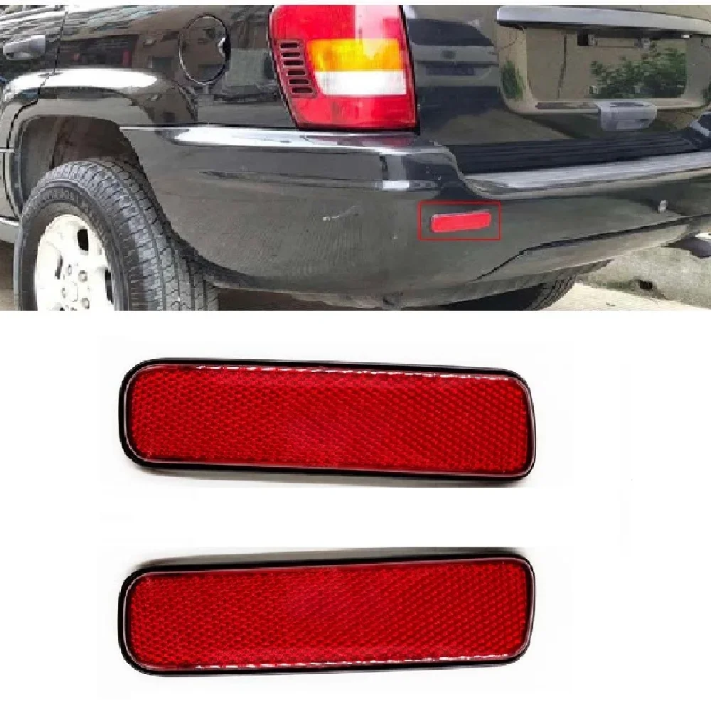 

Rear bumper reflector for Jeep Grand Cherokee 1996 1997 1998 1999 2000 2001 2002 2003 2004 2005 2006