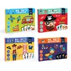 Mideer Wooden Magnetic traffic geometric Activities Dressing Puzzles Game Set Fun Reusable Stickers Kids Educational Toys 1