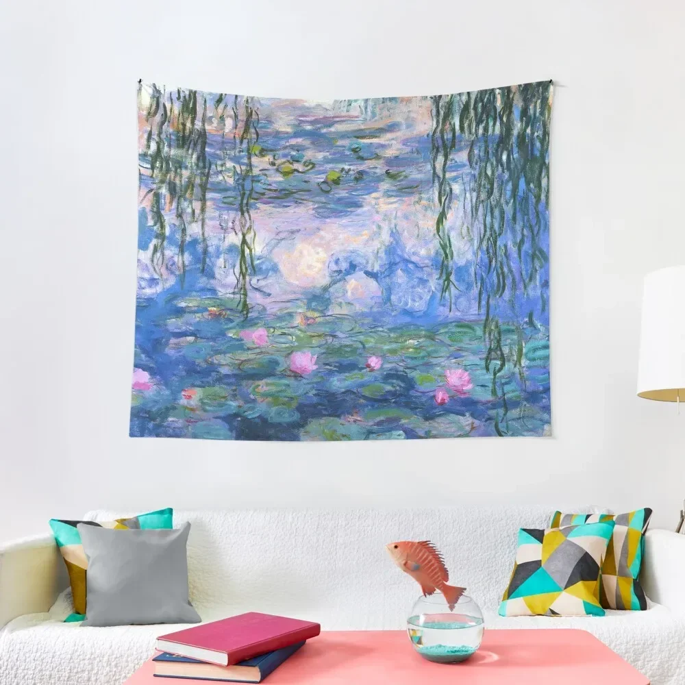 

Water Lilies Monet Tapestry Tapete For The Wall Wall Mural Hanging Wall Custom Tapestry